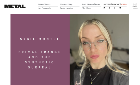 Interview with Sybil Montet for METAL Magazine