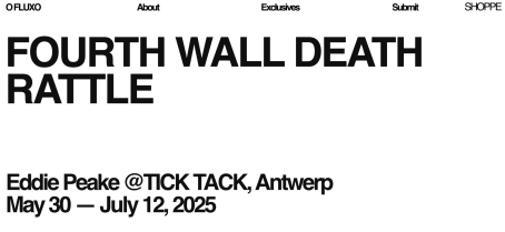 OFluxo featuring Fourth Wall Death Rattle