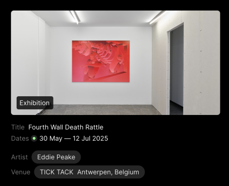 Saliva featuring Fourth Wall Death Rattle by Eddie Peake