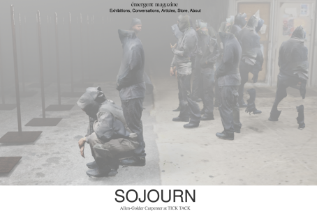 Writer Allan Gardner about Sojourn exhibition for Emergent Magazine