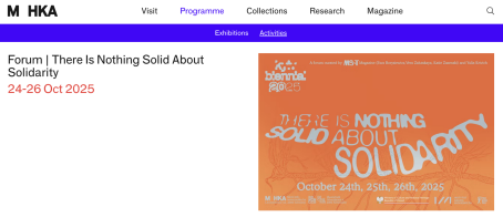Forum | There Is Nothing Solid About Solidarity