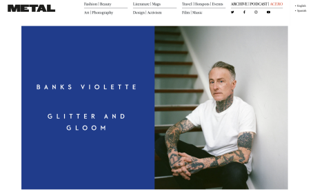 Banks Violette in interview with METAL on WISH YOU WERE HERE