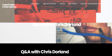 Copenhagen Contemporary: Q&A with Chris Dorland