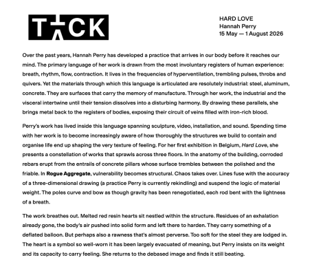 Press Release by Marie-Charlotte Carrier