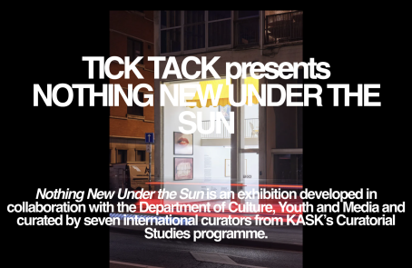 OFluxo: TICK TACK presents NOTHING NEW UNDER THE SUN
