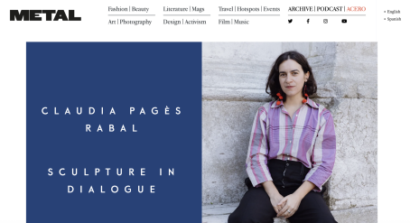 METAL MAGAZINE: Claudia Pagès Rabal