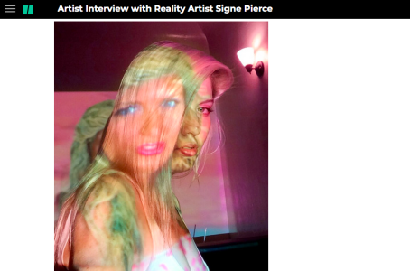 Artist Interview with Reality Artist Signe Pierce by HUFFPOST