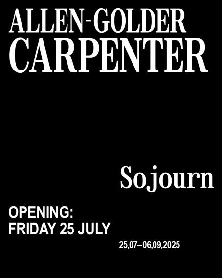 Allen-Golder Carpenter - Sojourn - Solo exhibition at TICK TACK